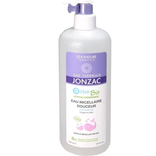 AGUA MICELAR SUAVE ECOLÓGICA PARA BEBÉS DE JONZAC, 500 ML