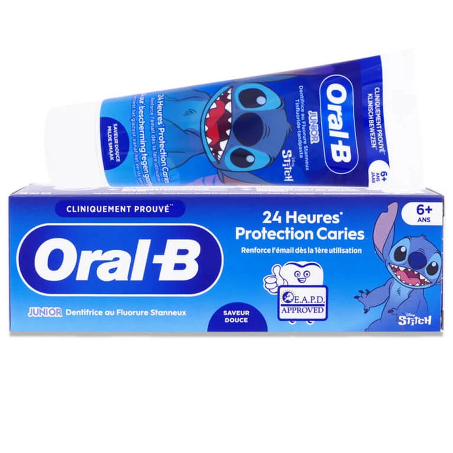 ORAL B PASTA DE DINȚI PENTRU COPII CU PROTECȚIE ÎMPOTRIVA CARIEI STITCH 60 ML