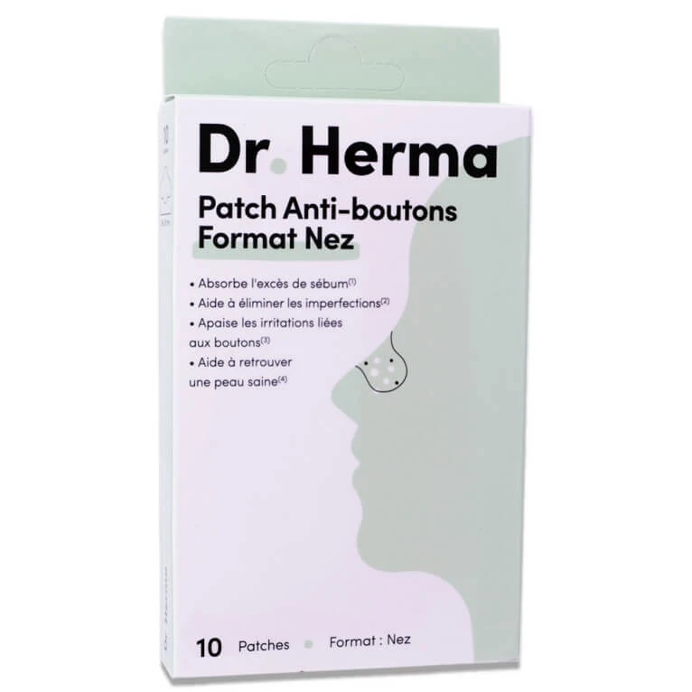 DR HERMA 10 Akne-Pflaster in Nasengröße