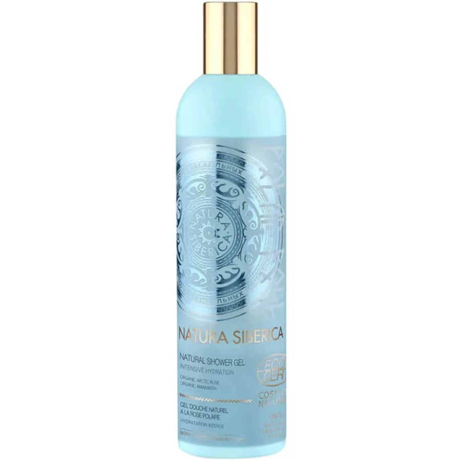 NATURA SIBERICA GEL DE DUȘ NATURAL HIDRATANT CU TRANDAFIR POLAR 400 ML