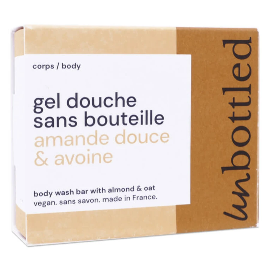 GEL DE DUȘ FĂRĂ AMBALAJ CU MIGDALE DULCI ȘI OVĂZ 110 G
