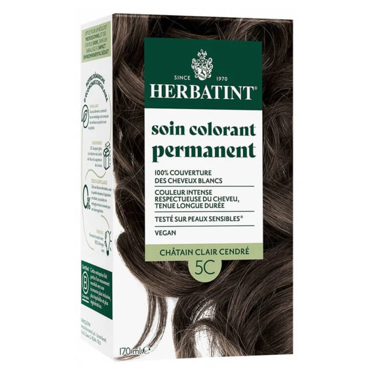HERBATINT FARBBEHANDLUNG 5C HELLES ASCHEBRAUN 170 ML
