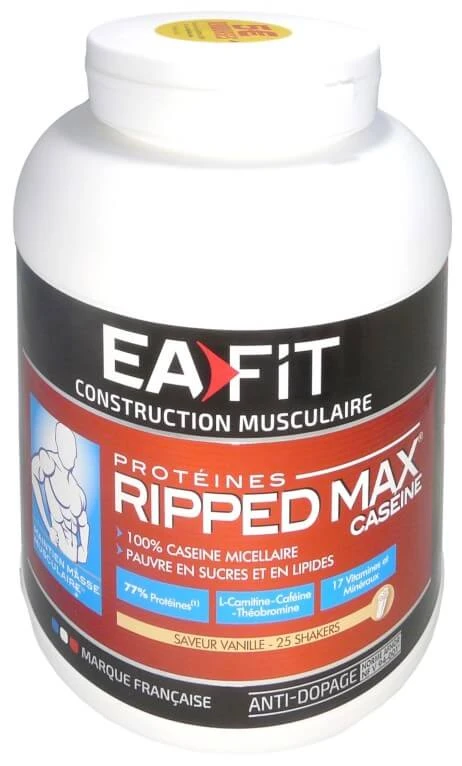EAFIT RIPPED MAX CASEIN, VANILLE-GESCHMACK, 750 g