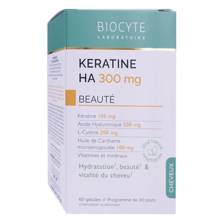BIOCYTE KERATIN HA 300 MG HAARPFLEGE 60 KAPSELN