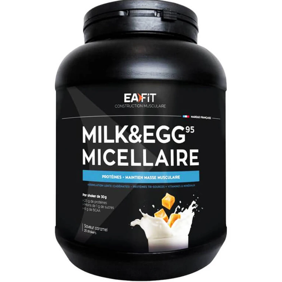 EAFIT MILK & EGG 95+ MICELLAIRE CARAMEL 750G