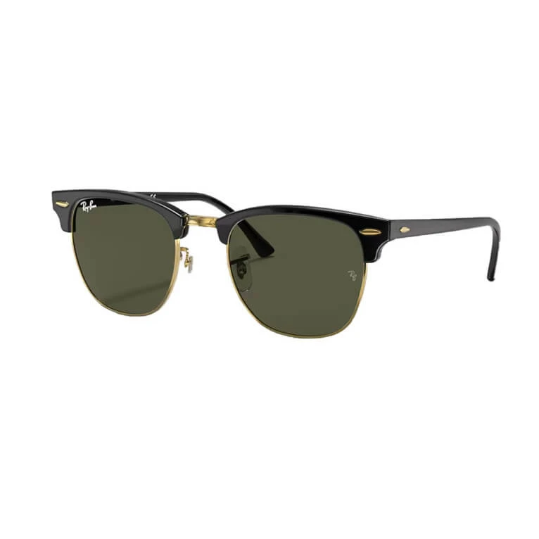 RAY BAN 3016 FARBE W0365 SCHWARZ AUF GOLD GRÖSSE 49/21