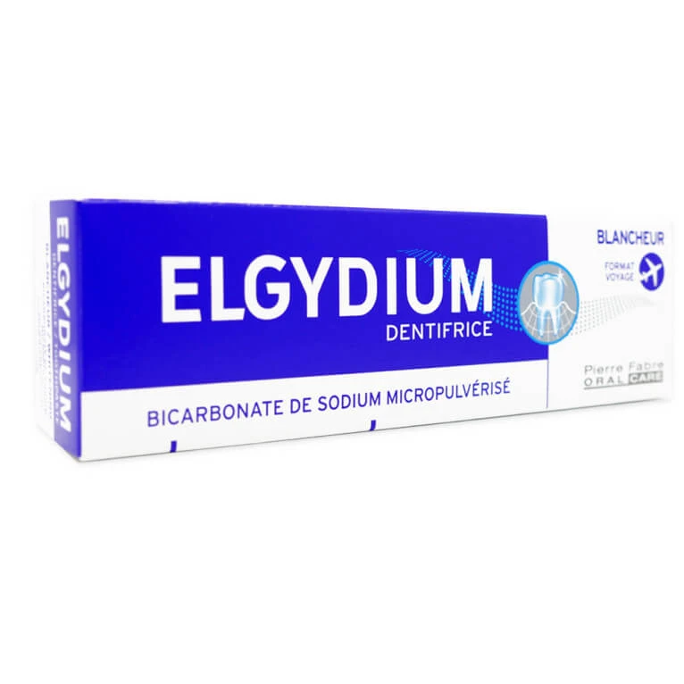 ELGYDIUM ZAHNPASTE ZUR ZAHNAUFHELLUNG MIT NATRIUMBICARBONAT 50 ML