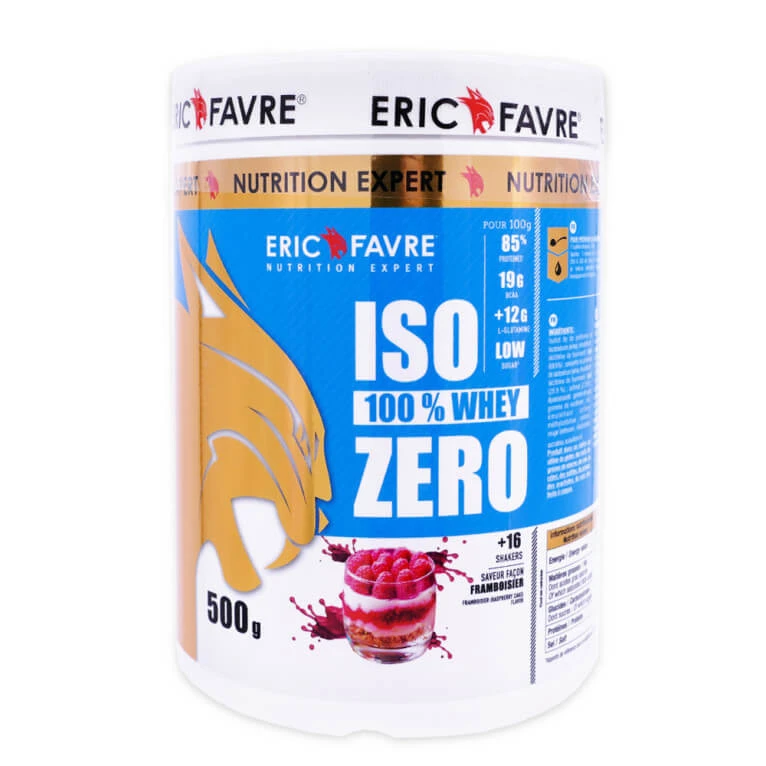 ERIC FAVRE ISO ZERO 100 % MOLKE, HIMBEERGESCHMACK, 500 G