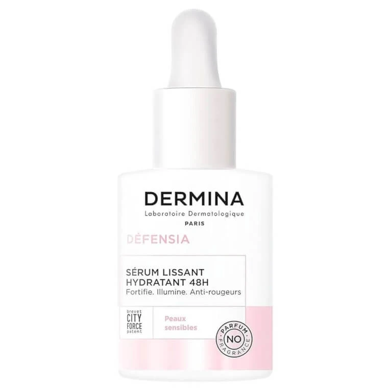 DERMINA DEFENSIA 48-STUNDEN-FEUCHTIGKEITSSPENDENDES GLÄTTENDES SERUM 30 ML