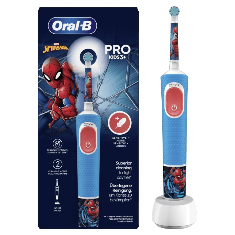 ORAL B SPIDER-MAN PRO KIDS 3+ ELEKTRISCHE ZAHNBÜRSTE