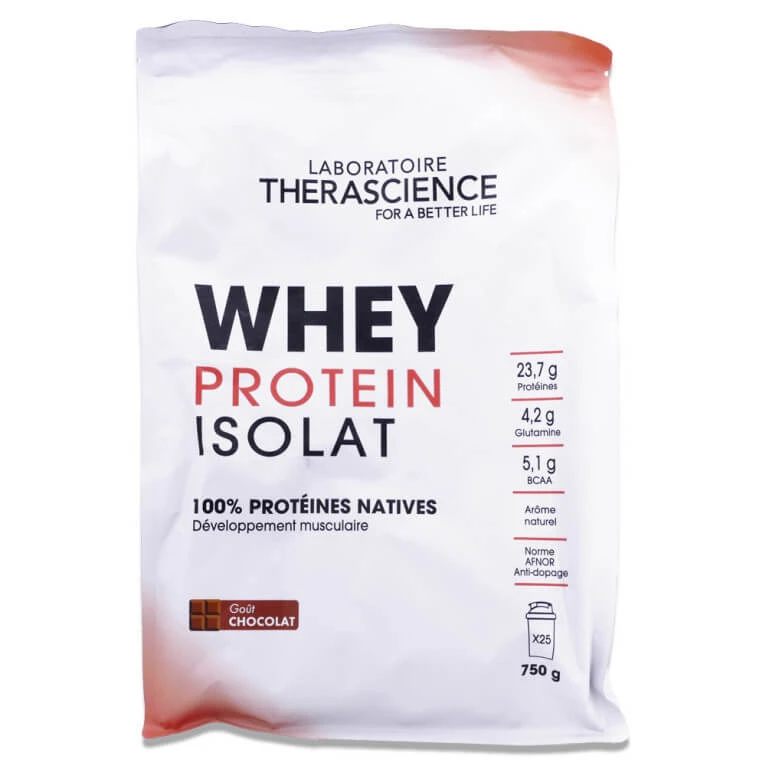 THERASCIENCE SCHOKOLADEN-MOLKENPROTEIN-ISOLAT 750 G