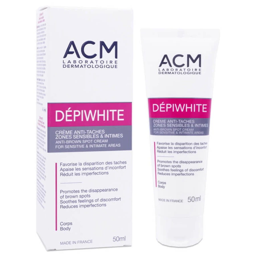 ACM DEPIWHITE CREMĂ ANTI-PETE PENTRU ZONELE SENSIBILE ȘI INTIME 50 ML