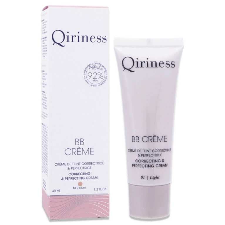QIRINESS BB CORRECTING & PERFECTING FOUNDATION CREAM 01 LIGHT 40 ml