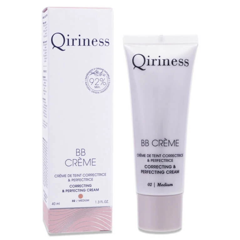 QIRINESS BB CORRECTING & PERFECTING FOUNDATION CREAM 02 MEDIUM 40 ml