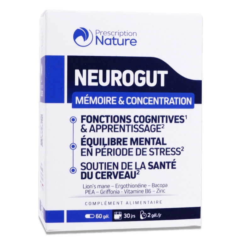 Verschreibungspflichtiges Präparat NATURE NEUROGUT GEDÄCHTNIS & KONZENTRATION 60 KAPSELN