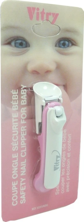 VITRY SICHERE BABY-NAGELSCHERE, ROSA