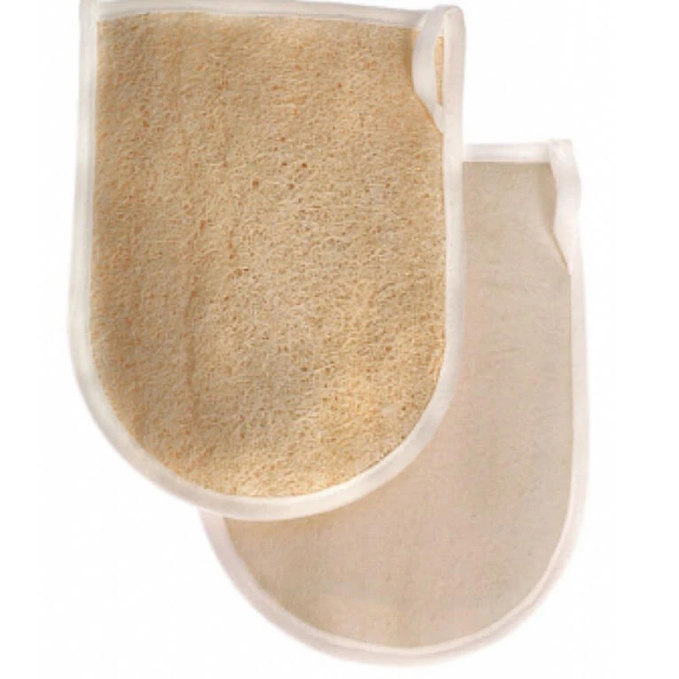 MAHDIA – LOOFAH-HANDSCHUH AUS ECHTEM NATÜRLICHEM LOOFAH-FROTTÉ