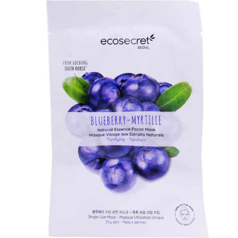 ECOSECRET BLUEBERRY COTTON MASK 20 ml