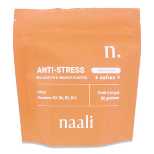 NAALI ANTI STRESS + SAFRAN 20 GOMMES GOUT MANGUE