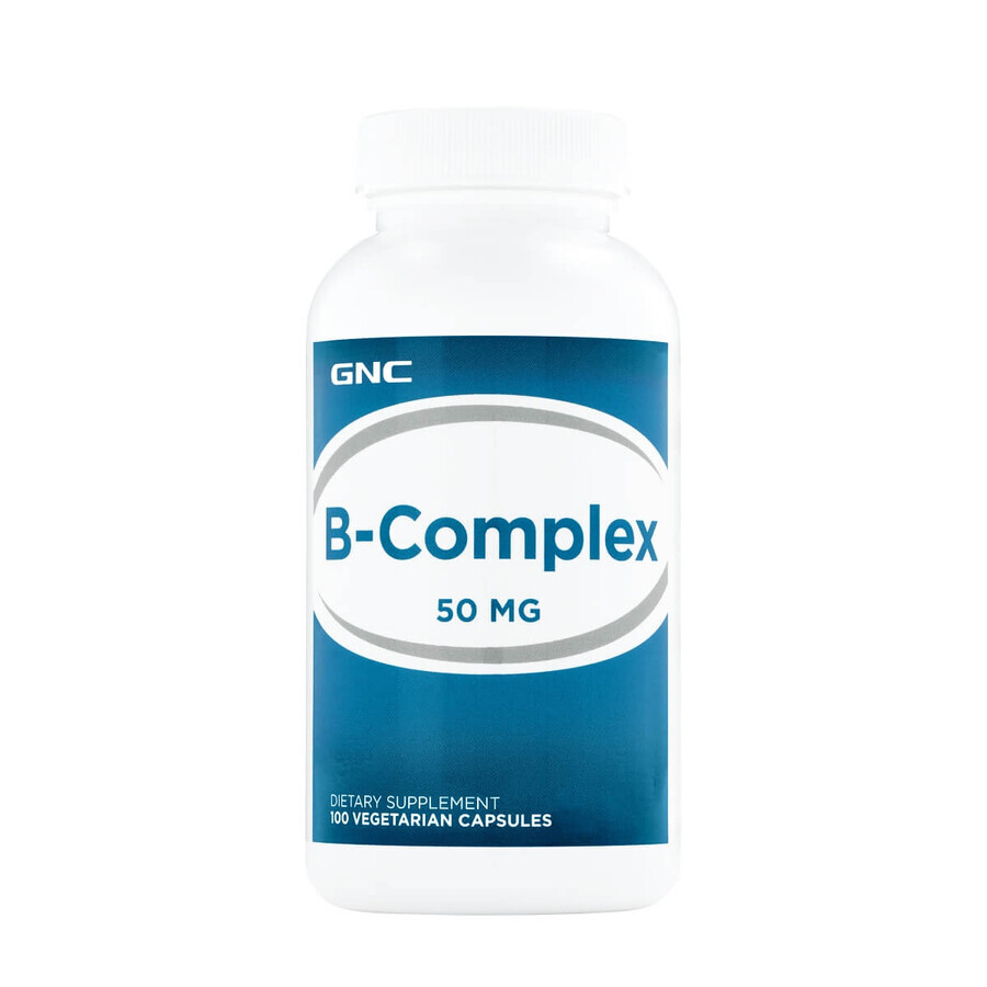 Gnc B-complex 50 Mg, Vitamina B, 100 Cps