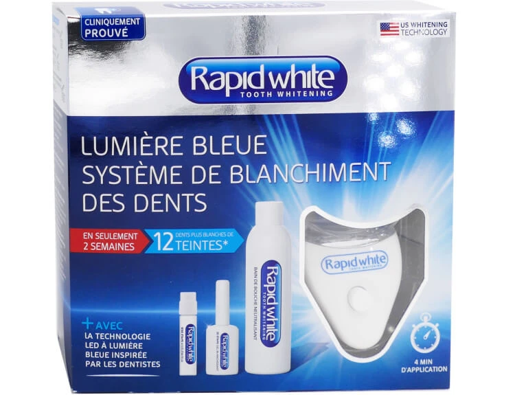 RAPIDE WEISS-BLAU-LICHT-ZAHNONTLICHTUNG