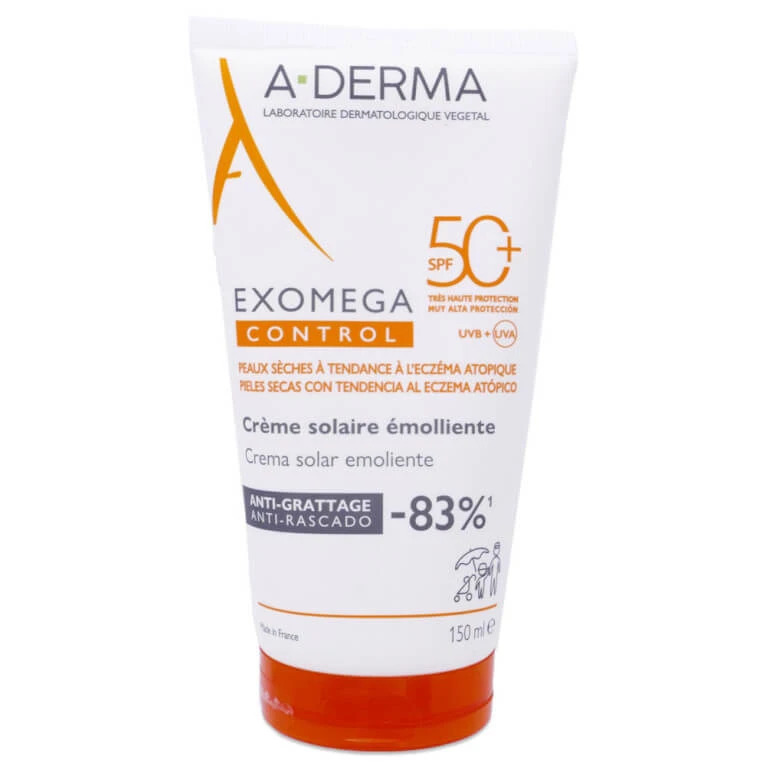 ADERMA EXOMEGA CONTROL PFLEGENDE SONNENCREME LSF 50+ 150 ML