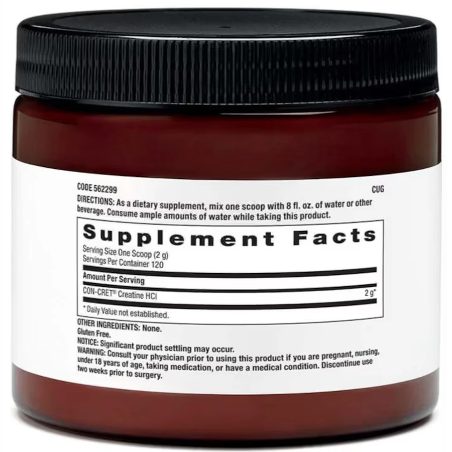 Gnc Beyond Raw Chemistry Labs Creatina Hcl, Creatina Hcl, Non aromatizzato, 240 G