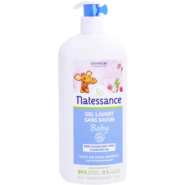 NATESSANCE BABY BIO-REINIGUNGSGEL OHNE SEIFE 500 ML