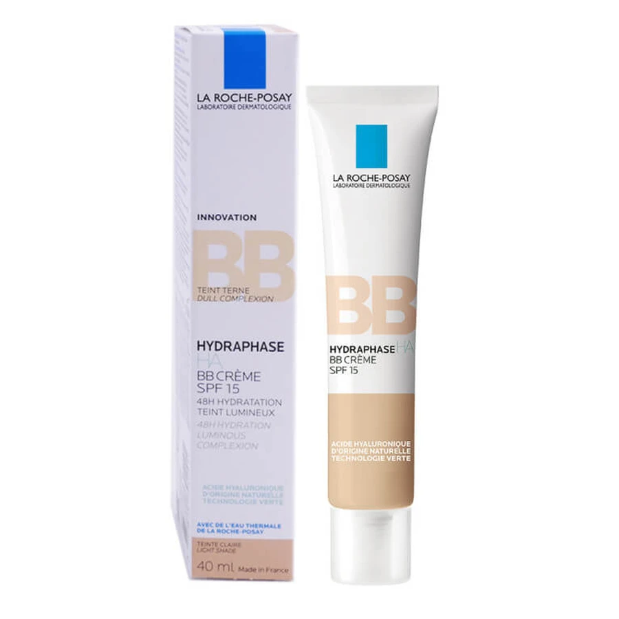 LA ROCHE-POSAY HYDRAPHASE BB CREME SPF15 NUANȚĂ DESCHISĂ 40 ML