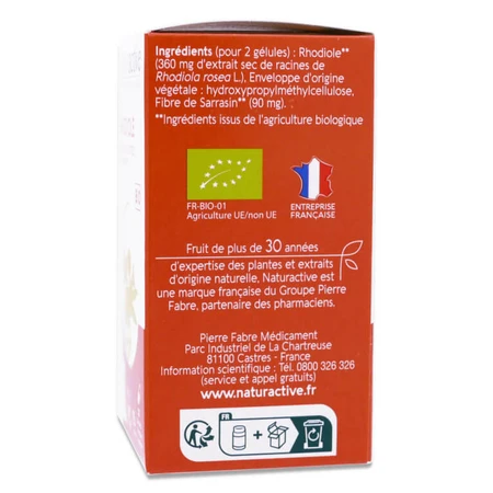 NATURACTIVE BIO RHODIOLE 30 CAPSULE