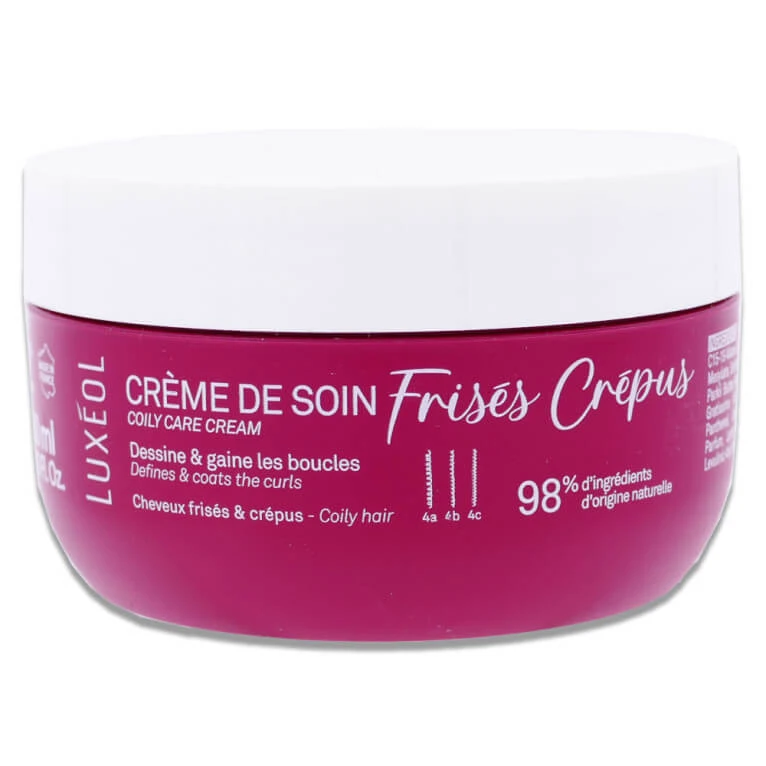 LUXEOL PFLEGECREME FÜR LOCKIGES UND KRÄUSELIGES HAAR 250 ML