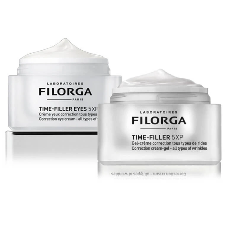 FILORGA TIME-FILLER 5XP KORREKTUR-GEL-CREME 50 ML + TIME FILLER EYES 15 ML SET