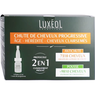 LUXEOL CĂDERE PROGRESIVĂ A PĂRULUI 2 ÎN 1 14X6ML