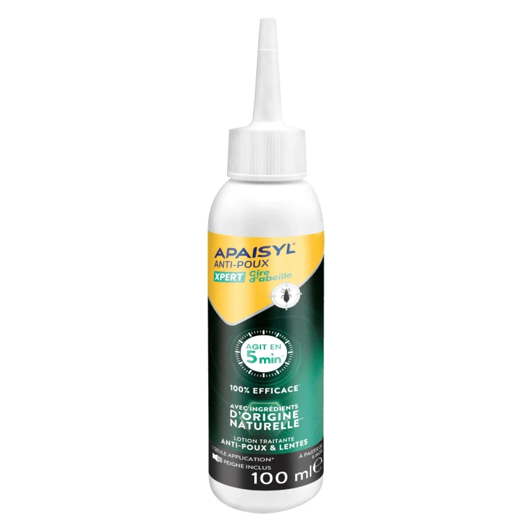 APAISYL XPERT Bienenwachs-Lotion gegen Läuse 100 ml + Kamm