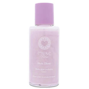 MUSC INTIM MUSC ALB ULEI CU PAILETTE PENTRU CORP 100 ML