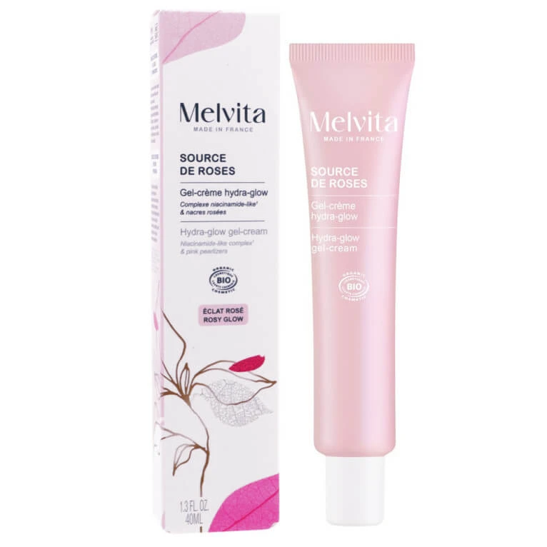 MELVITA BIO SOURCE DE ROSES HYDRA GLOW CREME-GEL 40 ML