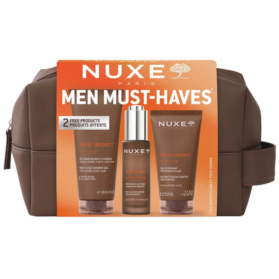 NUXE MEN SET „MUST HAVES” CU 3 PRODUSE DE ÎNGRIJIRE