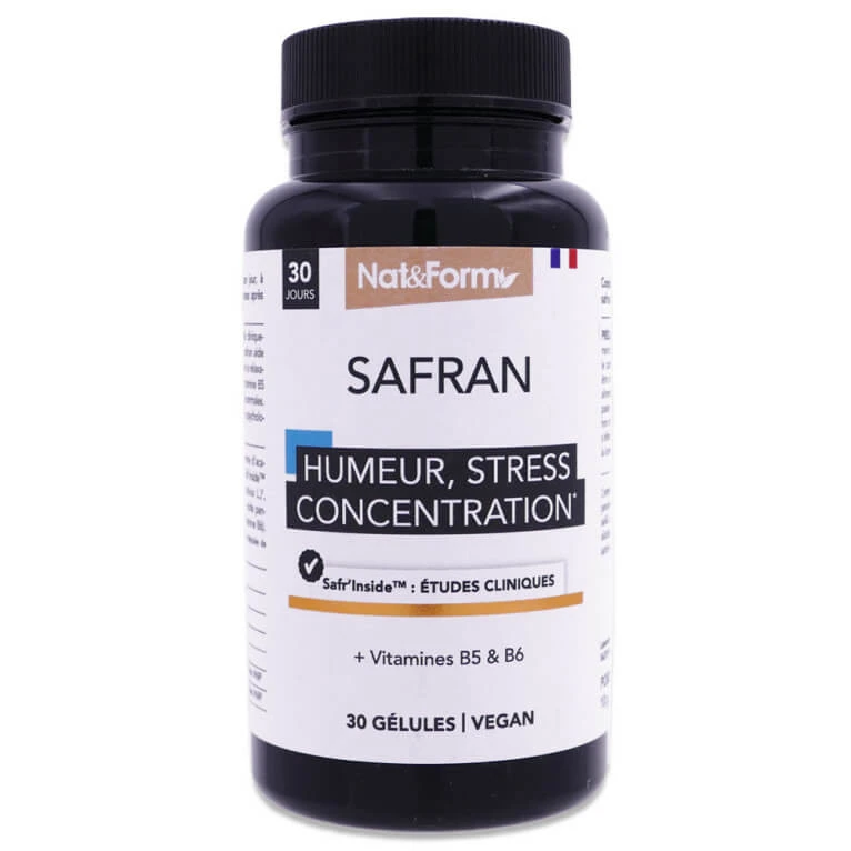 NAT&FORM SAFRAN MOOD & STRESS 30 KAPSELN