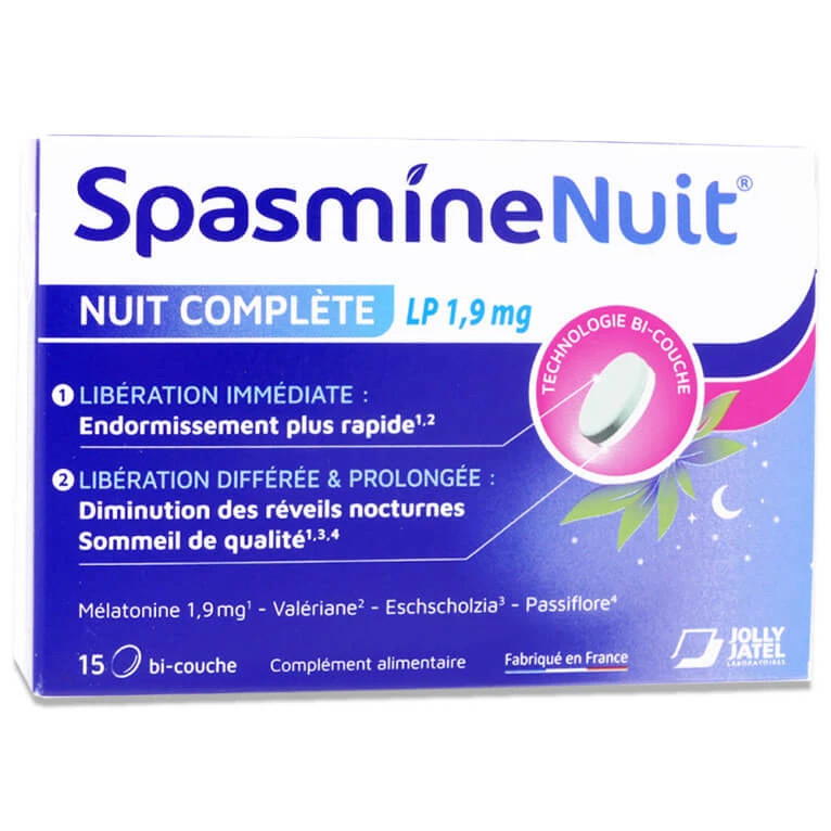SPASMINE COMPLETE NIGHT 15 ZWEISCHICHT-TABLETTEN