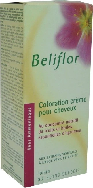BELIFLOR CREME-HAARFARBE 22 SCHWEDISCHES BLOND 120 ML