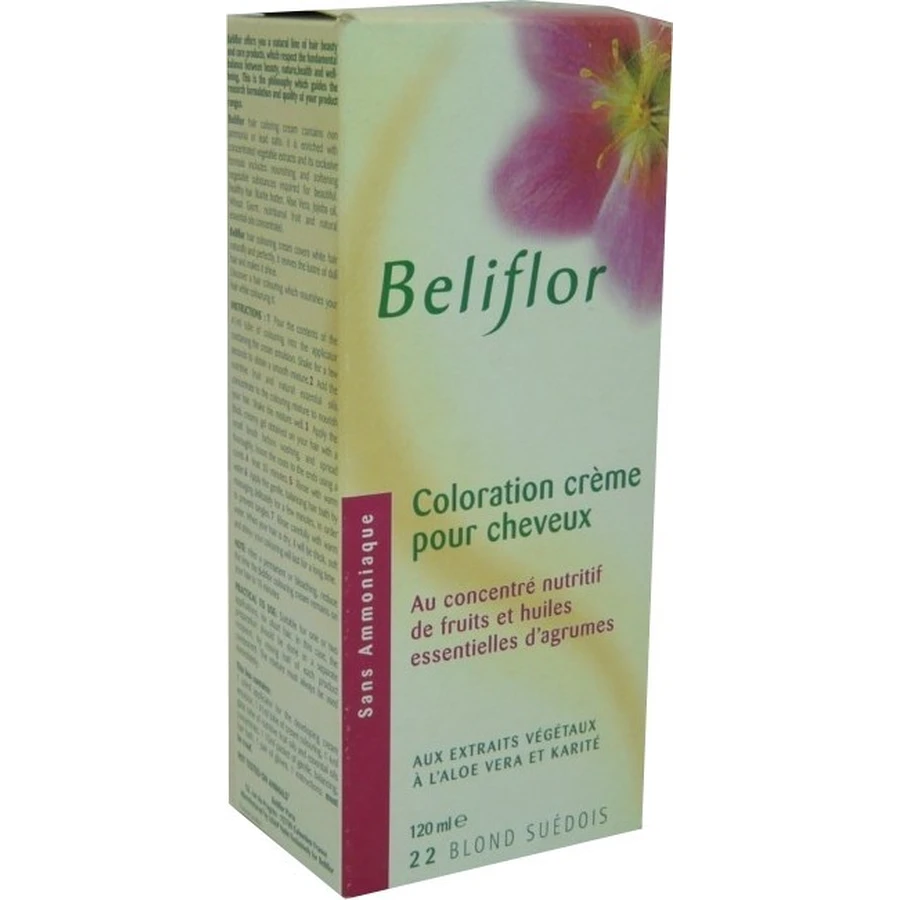 BELIFLOR CREMĂ DE Vopsire 22 BLOND SUEDEZ 120 ML