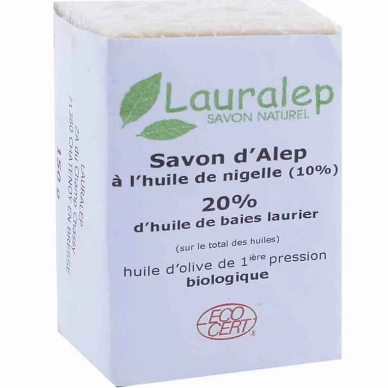 LAURALEP ALEPPO-SEIFE MIT SCHWARZEM KÜMMELÖL 150 G