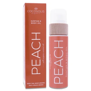 COCOSOLIS OLEJEK DO OPALANIA I DO CIAŁA O ZAPACHU BRZOSKWINIOWYM 100 ML
