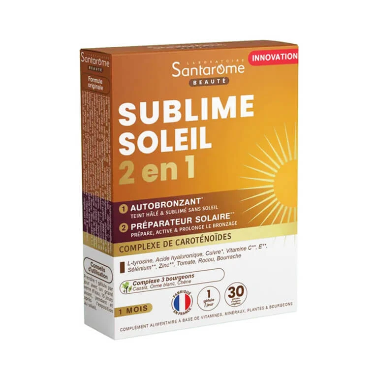 SANTAROME BEAUTE SUBLIME SOLEIL 2-IN-1 30 KAPSELN