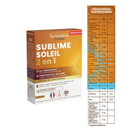 SANTAROME BEAUTE SUBLIME SOLEIL 2 ÎN 1 30 DE CAPSULE