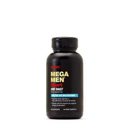 Gnc Mega Men Sport One Daily, Multivitamin-Komplex für Männer, 60 Tb