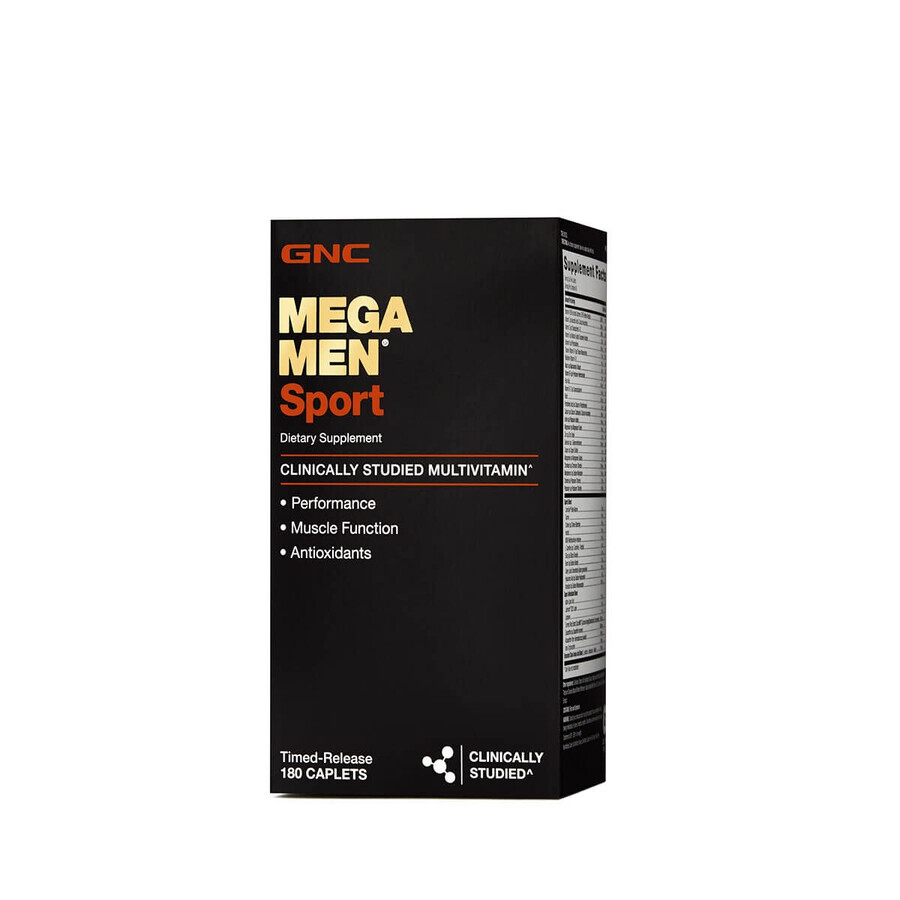 Gnc Mega Men Sport, Multivitamin-Komplex für Männer, 180 Tb