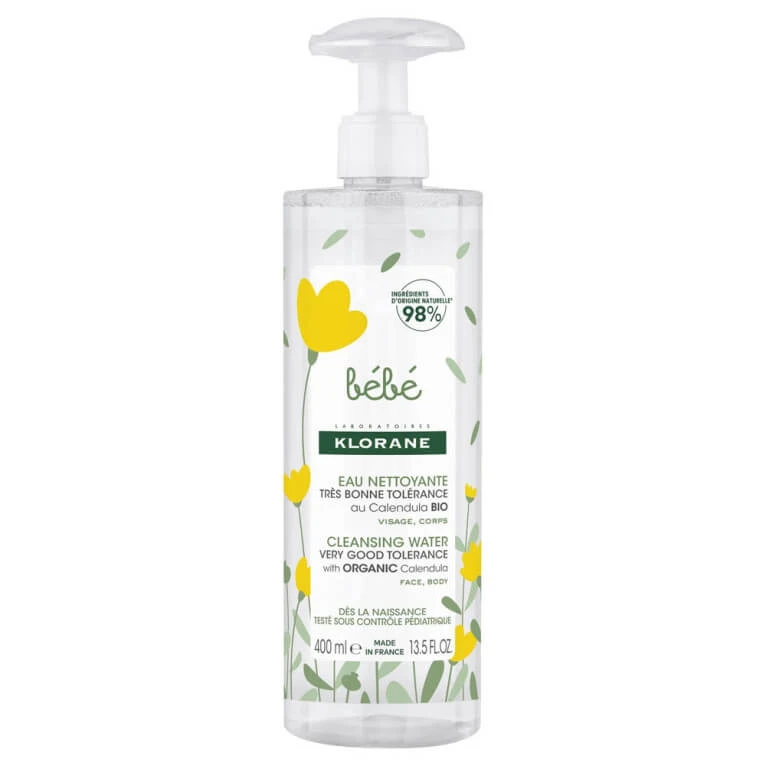 KLORANE BABY REINIGUNGSWASSER OHNE AUSSPÜLEN 400 ML