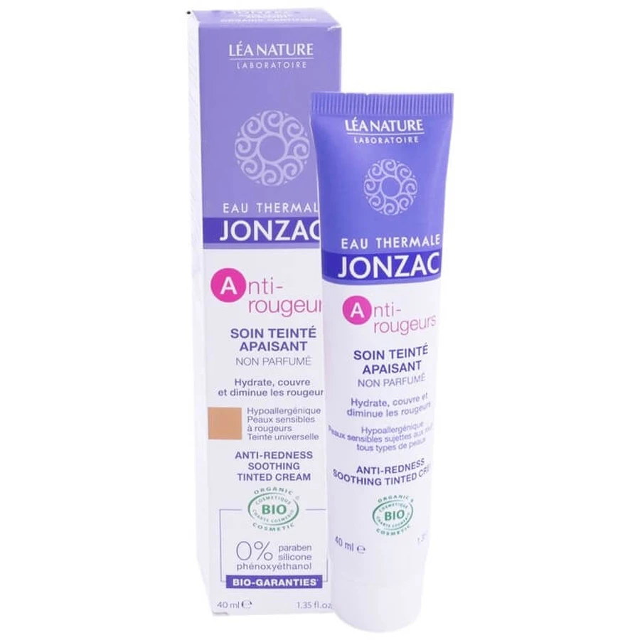 JONZAC TRATAMIENTO CALMANTE CON COLOR PARA EL ROJO DE LA PIEL, 40 ML
