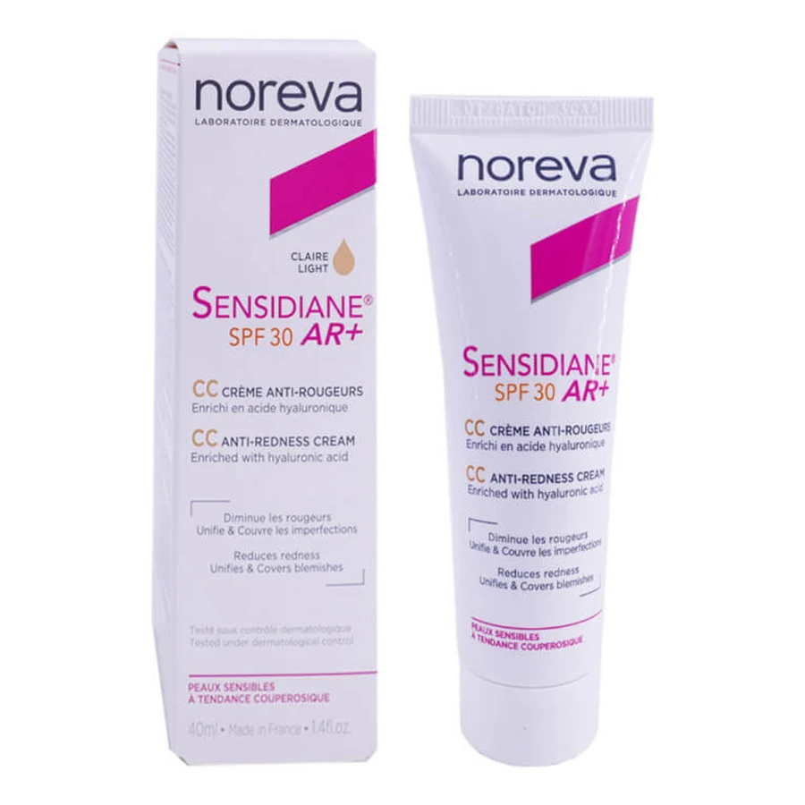 NOREVA SENSIDIANE AR+ SPF30 CC CREMĂ CLARĂ 40 ML